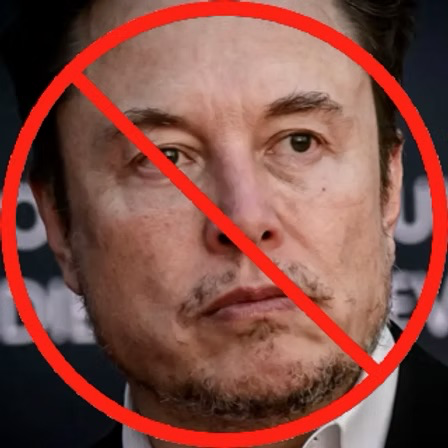 No Elon Bumper Magnet